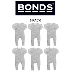 Bonds Baby Newbies Coverall Super Soft Cozysuit & Stretchable Fabic 6 Pack BXQBA