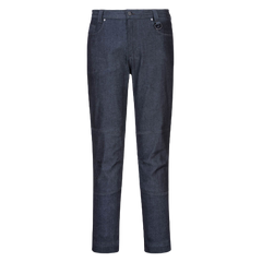 Portwest Denim Slim fit Stretch Work Pants Comfort 6 Pocket Tapered Pant MP702