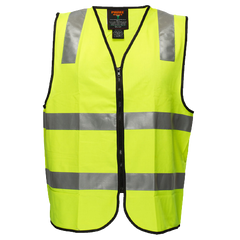 Portwest Staff Zip Vest D/N 2 Tone Hi Vis Reflective Tape Work Safety MZ107
