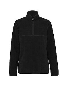 NNT Mens Polar Fleece 1/2 Zip Neck Black Cutaway Business Long Sleeve CAT1GT