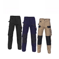 DNC Workwear Duratex Cotton Duck Weave Cargo Pants Work Safety Pant 3335