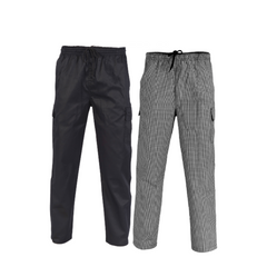 DNC Workwear Mens Drawstring Poly Cotton Cargo Pants Work Tough Casual 1506