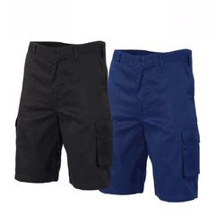 DNC Workwear Mens Lightweight Cool Breeze Cotton Cargo Shorts Work Pants 3304