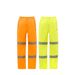 KingGee Mens Wet Weather Reflective Pant Lightweight Waterproof Safety K53035