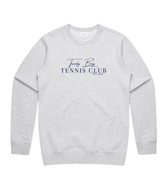 Tumby Bay Tennis Club Mens Premium Crew Embroidered Logo 5121