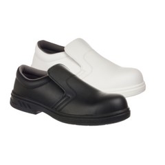 Portwest Mens Steelite Slip On Safety Shoe S2 Anti-Static Footwear Steel FW81