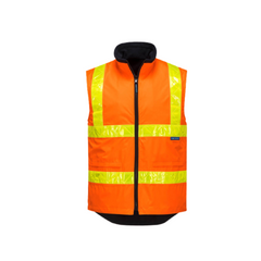 Portwest Polar Fleece Vest with Micro Prism Tape Reflective Safety MY214