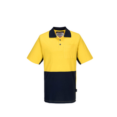 Portwest Short Sleeve Cotton Pique Polo Breathable Cottong Shirt MD618