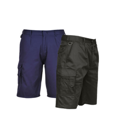 Portwest Combat Shorts Polycotton Comfortable 6 Pocket Shorts S790