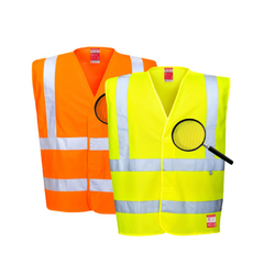 Portwest Hi-Vis Anti Static Vest - Flame Resistant Reflective Work Safety FR71
