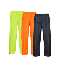 Portwest Mens Classic Adult Rain Pants Lightweight Pant Waterproof Safety S441