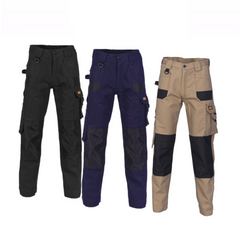 DNC Workwear Duratex Cotton Duck Weave Cargo Pants Work Safety Pant 3335