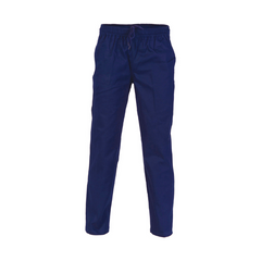 DNC Workwear Men Drill Elastic Waist Pants Comfortable  Tough Pant Work 3313