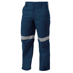 KingGee Mens Reflective WorkCool Pants Triple Stitching Taped Work Safety K53800