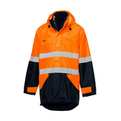 KingGee Hi Vis Reflective Insulated Jacket Construction Waterproof K55010