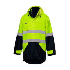KingGee Hi Vis Reflective Insulated Jacket Construction Waterproof K55010
