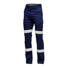 KingGee Mens Stretch Bio Motion Cargo Pants Cotton Work Safety Reflective K53018